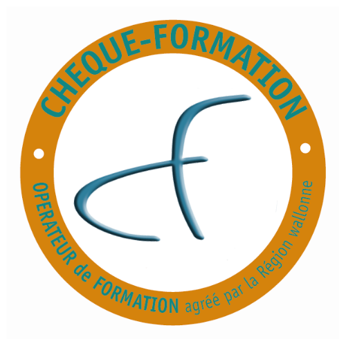 Logo chèque-formation, organisme pouvant vous aider à financer vos formations.